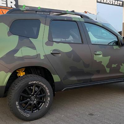 Duster In Camoflage Foliert